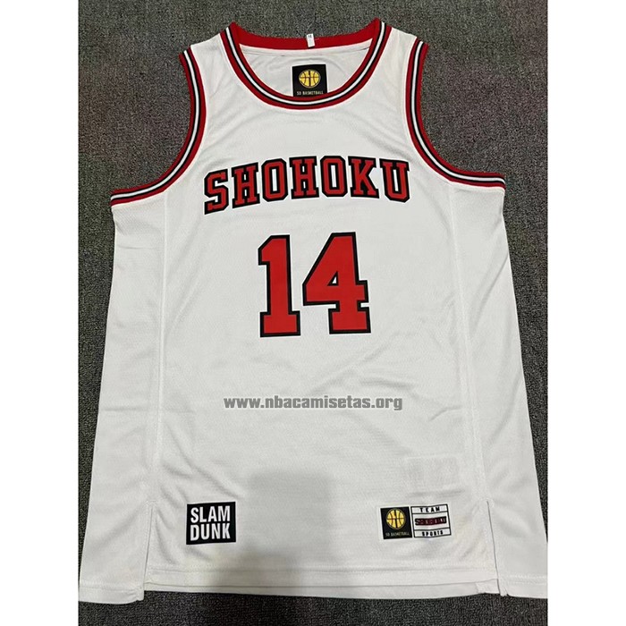Camiseta Shohoku Mitsui NO 14 Blanco